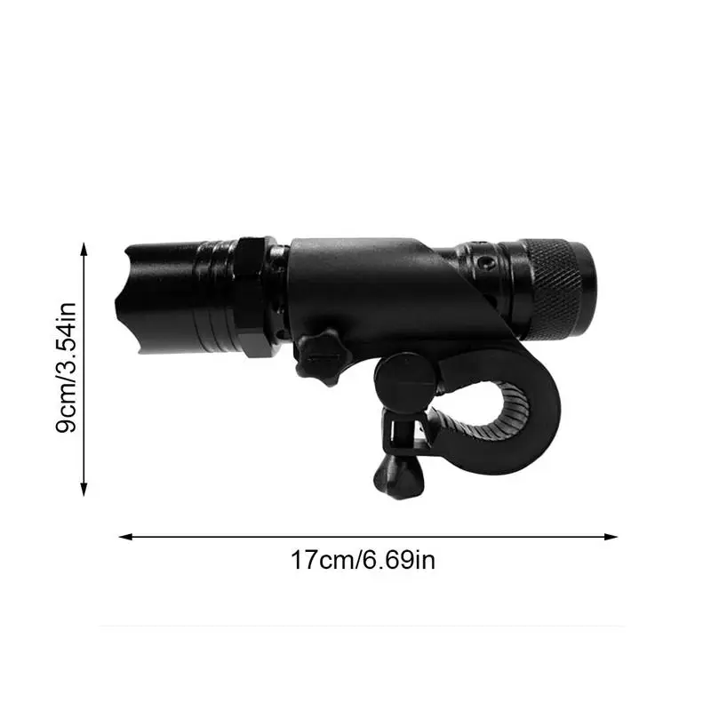 Discount Cycling Bike Bicycle Light Lamp Stand Holder Rotation Grip LED Flashlight Torch Clamp Battery Bracket Cycling Equipment 4