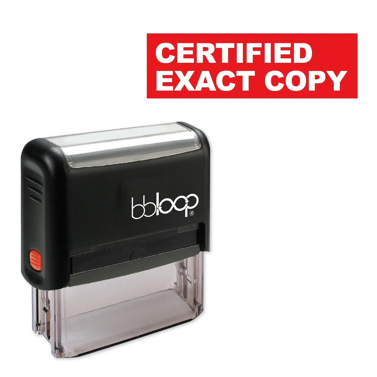 Bbloop Certified w/knockout Style Font and Design Self-Ink | Дом и сад
