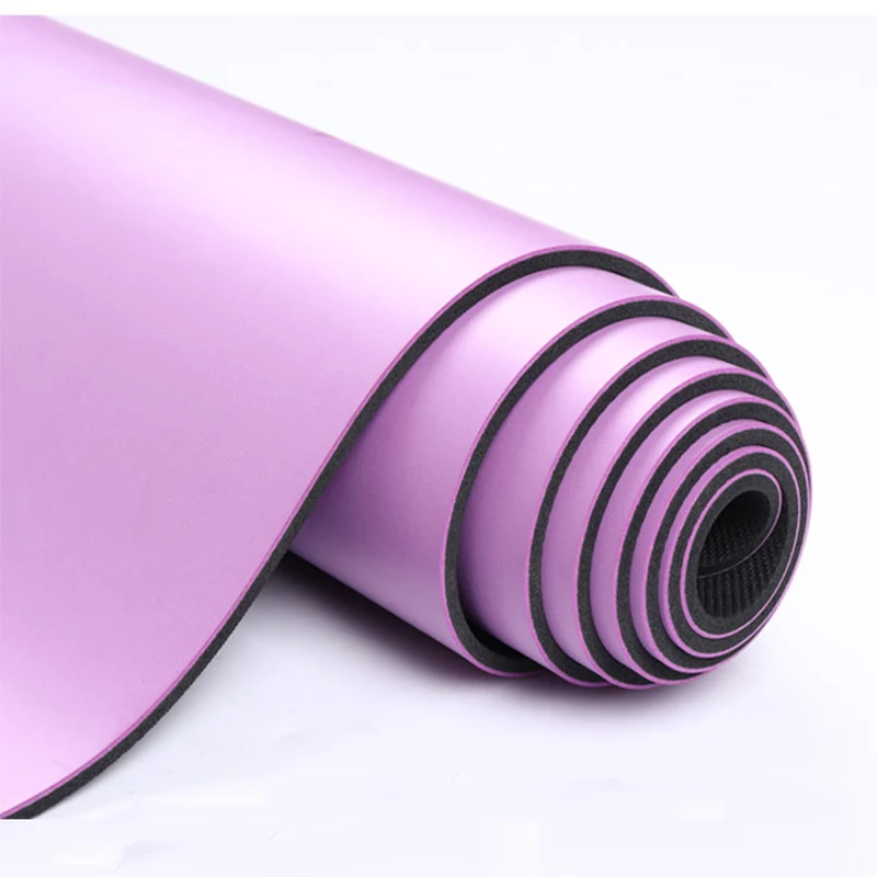 

Non Slip Exercise Mat Fitness Yoga Mats Thick 5mm 183 * 68cm Luxury Eco Natural Rubber Pads for Gym Pilates Gymnastic Carpet