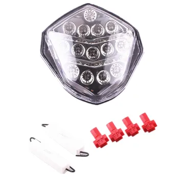 

LED Rear Turn Signals Brake Tail Light Integrated For Suzuki GSXR1000 K3 2003 2004 Clear