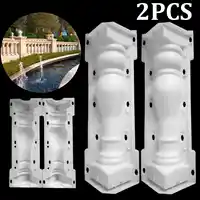 60x14cm Roman Column Mold Balcony Garden Pool Fence Cement Railing Plaster Concrete Mold column mold guardrail Building