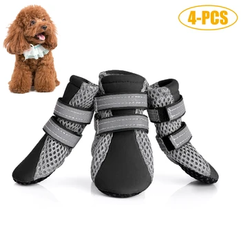 

Pet Dog Waterproof Boots Protective Rubber Rain Shoes Black Comfortable Dog Cute Shoes Waterproof For Small Pet Dogs