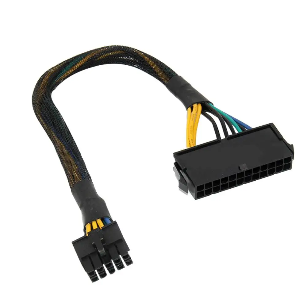 2019 новая Замена 24Pin Женский 10 Pin типа папа кабель с адаптером для блок питания ATX
