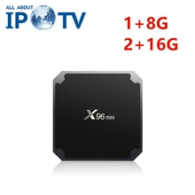 Originele X96 Mini Android Tv Box 1G 8G 2G 16G Android 7.1.2 Quad Core Ondersteuning 4 K IPTV Mediaspeler X96mini Set Top Box(China)