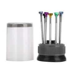 Профессиональные 9 шт Портативный Точная Набор отверток ремонт часов инструмент часовщика комплект для Часовщик Смотреть часть инструмент для ремонта