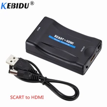 KEBIDU 1080P Scart в HDMI конвертер аудио видео адаптер HDMI в SCART для HD tv Sky Box STB для смартфона HD tv DVD