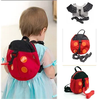 

Baby Walker Toddler Leash Backpack for Kids Harness Kids Keeper Cartoon Backpacks for Children Strap Bag Anti-lost Walking Wings