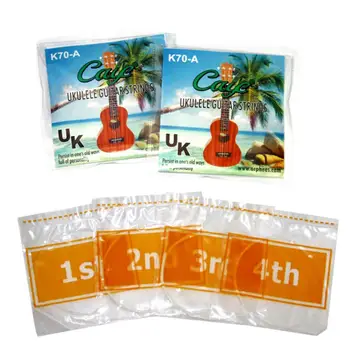 

CAYE 4pcs/set Hawaii Guitar Ukulele Uku Strings Nylon Core plastic steel Guitarra Strings Musical Instruments Part Accessories