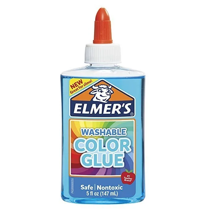 147 мл Elmers Elmer's моющийся прозрачный цветной клей фиолетовый школьный клей 5 унций отлично подходит для изготовления мелков слизи