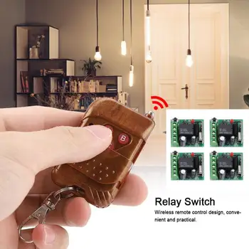 

Relay Switch DC12V Durable Wireless Remote Control Relay Switch for Lamp Door Lifting Equipment Wireless Relay