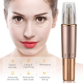 

Electric Heated Eyes Lip Massager Roller Massager Wrinkles Removing Lifting Anti-aging Eye Massager s