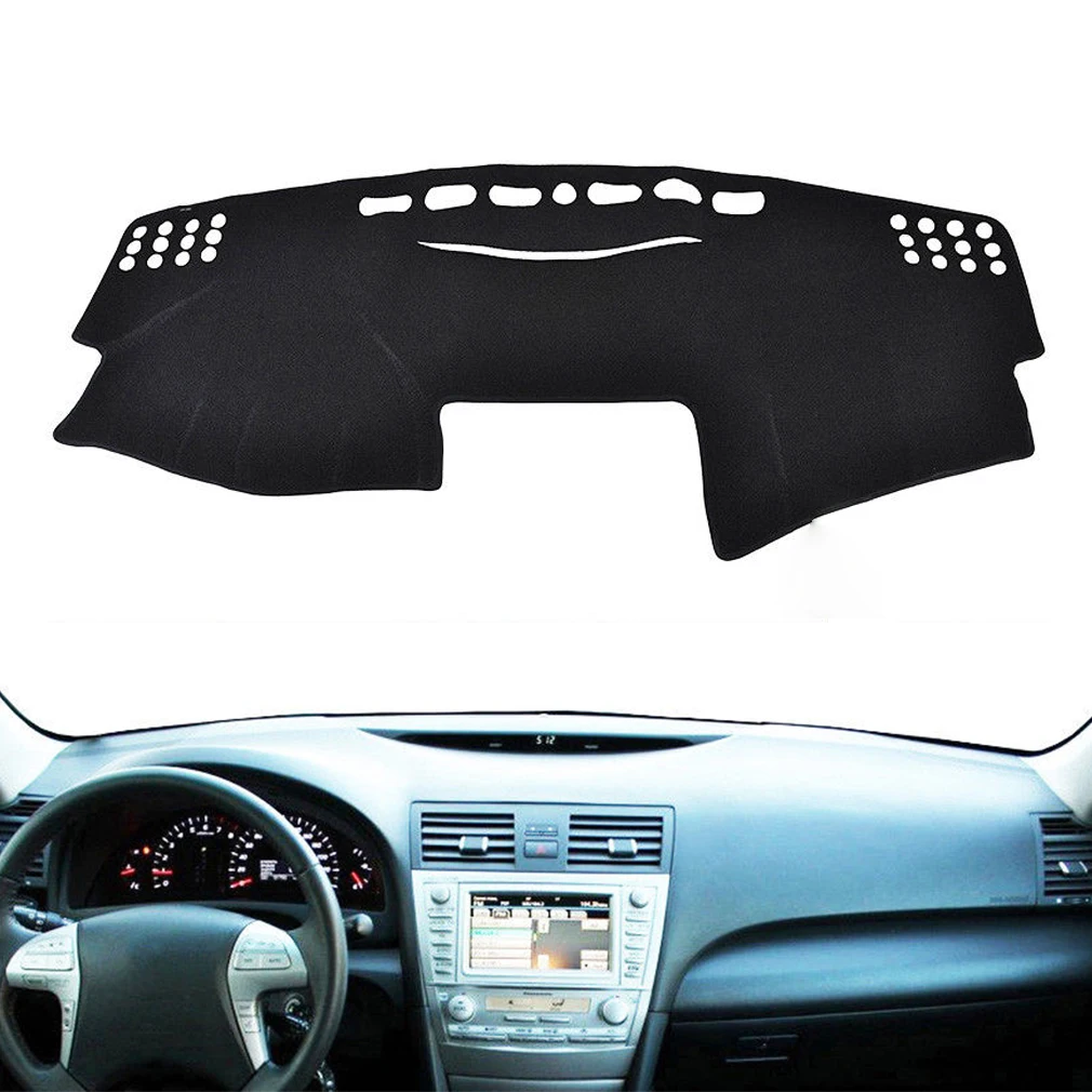 

Leather Car DashMat Dash Cover Sun Visor Shade Dashboard Mat Non-Slip Car Interior Protector Pad For 2007-2011 TOYOTA CAMRY