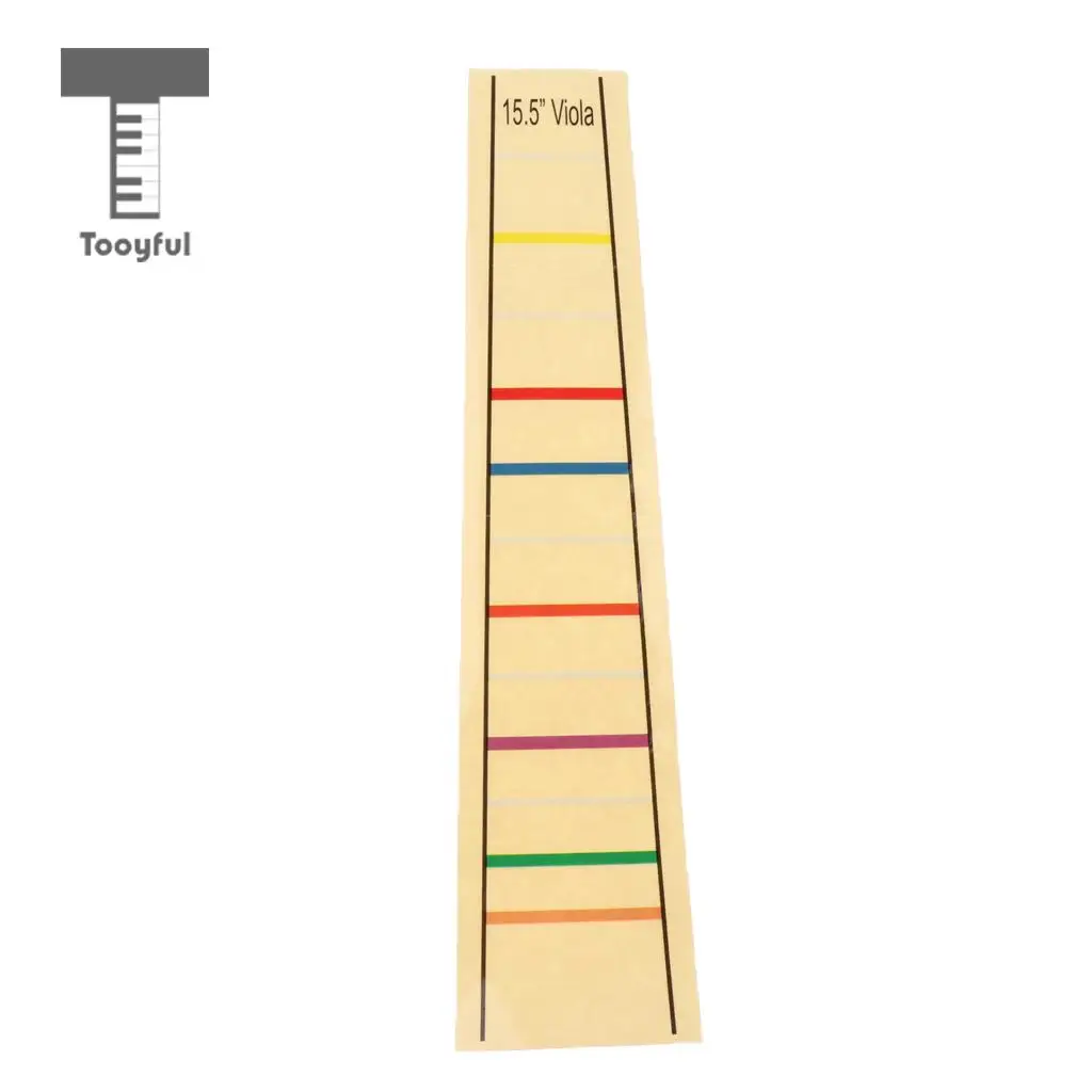 Tooyful Paper Viola Violin Fret Finger Sticker Label Position Marker for Beginner Students Practicing Learning Accessory