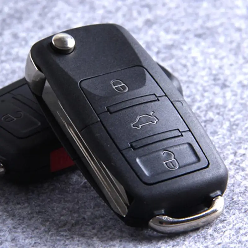 

4 Buttons Remote Flip Folding Car Key Shell Replacement Car Key Case Cover High Quality for VW Volkswagen Golf MK4 Bora New