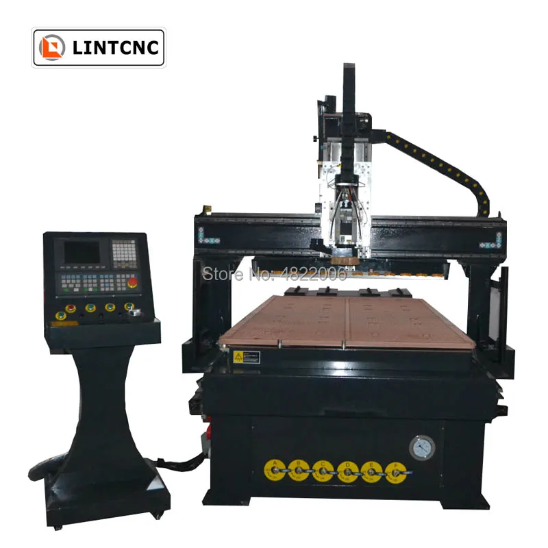 3 axis cnc wood router 1325 ATC machine for MDF door furniture automatic tool changer | Инструменты