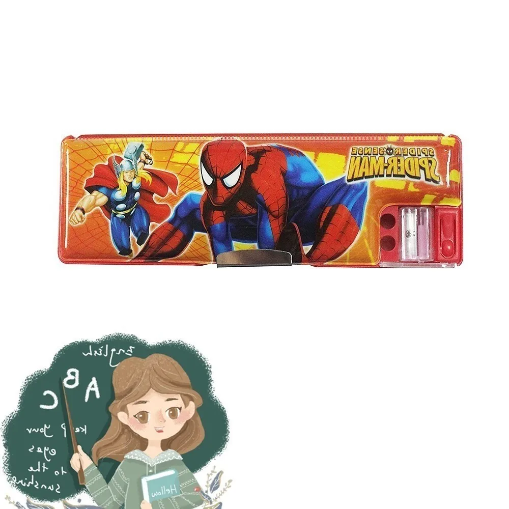 

NEW Durable Multifunctional plastic creative stationery box student children cartoon case pencil sharpener NEW Affordable