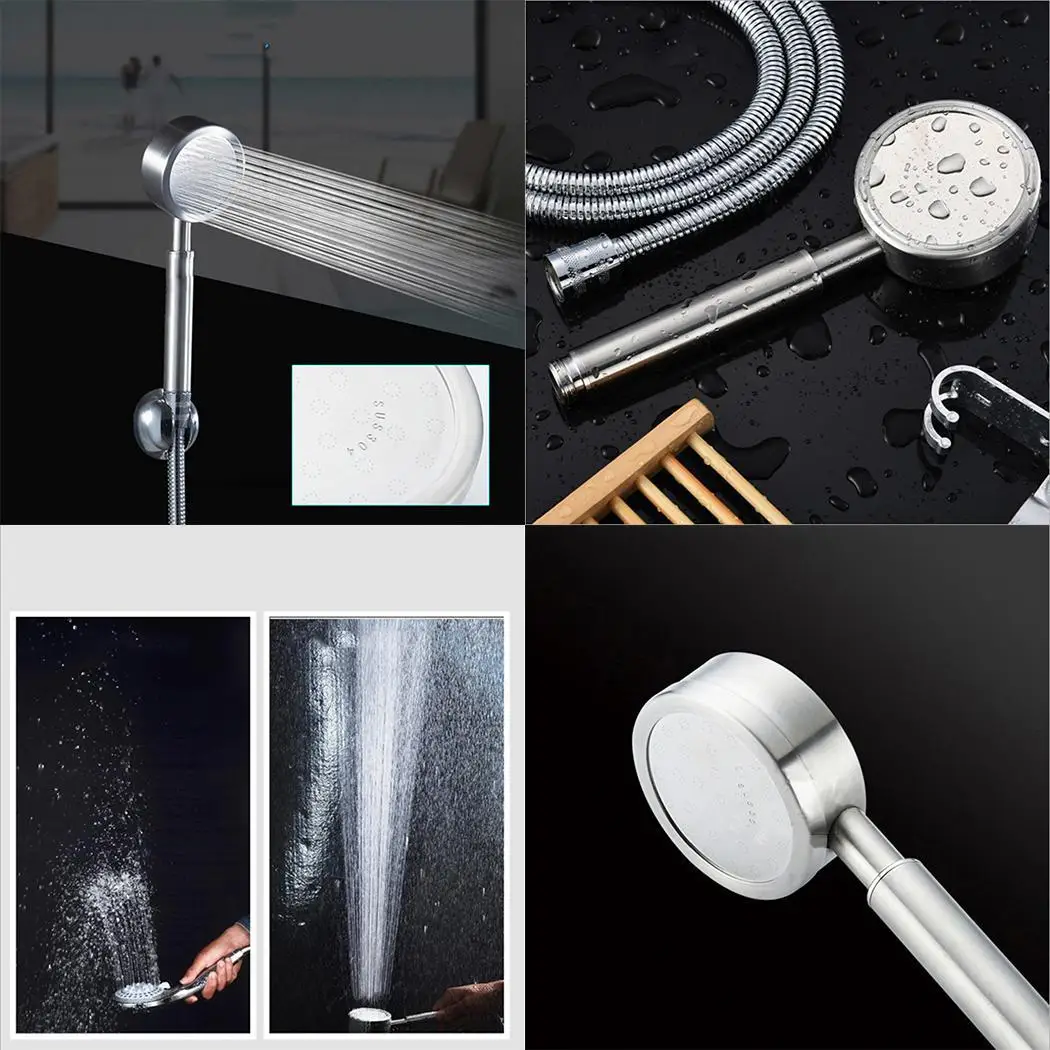 Durable Leak Proof Double Layer Negative Ion Pressurization Home Shower