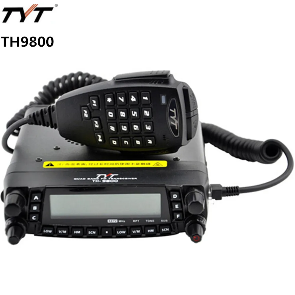 TYT TH-9800 50 Вт 809CH Quad Band Dual display TH9800 автомобильный радиотранслятор скремблер СВЧ УВЧ