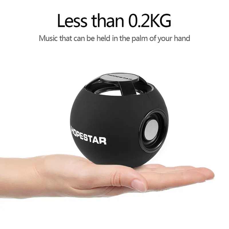 Hopestar H46 округлый дизайн Bluetooth динамик три ударная пленка беспроводной открытый