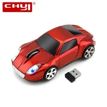 Беспроводная Автомобильная компьютерная мышь в форме 3D мини эргономичная оптическая креативная мультяшная Usb Автоматическая мышь для ПК с головным убором для ноутбука