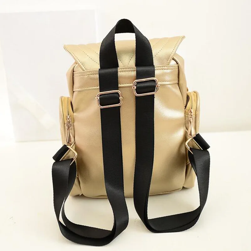 Búho Mochila Mujer de cuero de la Pu de Mujer Mochilas adolescente bolsas de la escuela Mochila femenina Mochila Mochilas Mujer 2019