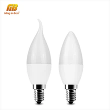 E14 E27 Светодиодный светильник-Свеча лампа 5 Вт Точечный светильник SMD2835 теплый белый холодный белый ac220в люстра партнеры светодиодный лампы