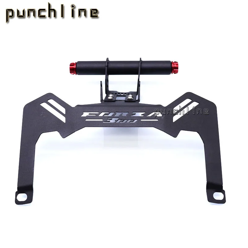 

Fit For HONDA Forza 125 Forza 300 2017 2018 2019 Front Disc Brake Phone USB GPS Bracket Holder Stand Guide Handle Rotatable
