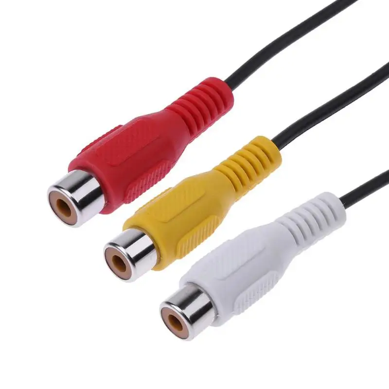 0 3 м USB мужчина к 3RCA гнездовой разъем адаптер Мужской AV аудио конвертер кабель