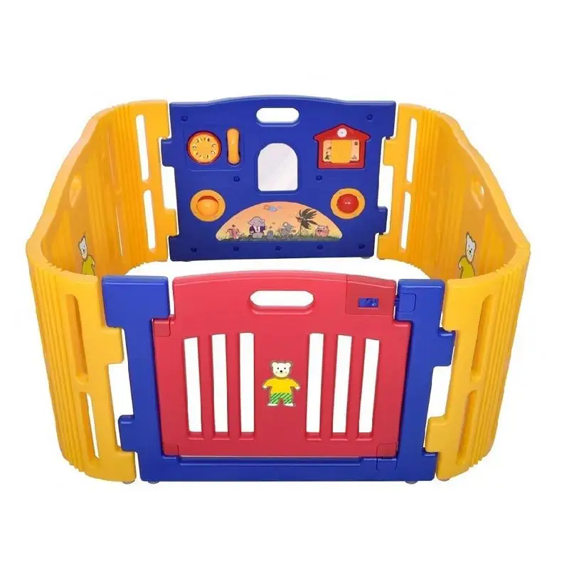 

4 PCS PE Plastic Game Fence Safety Door Fence Fence Ball Pool Fence Plus 4 Corners Free Shipping