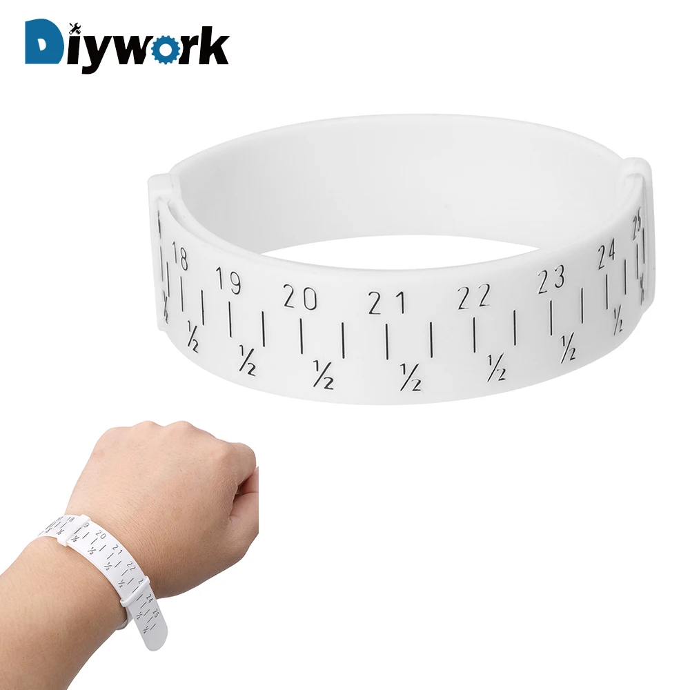 

DIYWORK Wrist Measuring Tool Bracelet Measuring Ruler Gauging Tool Measurement of Circle Jewelry Circle Shape