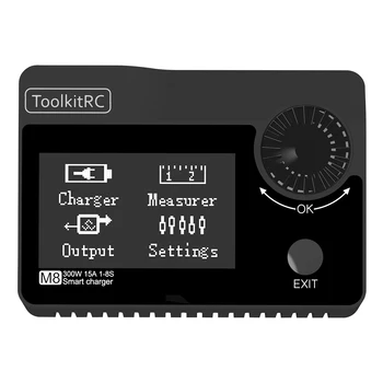 

ToolkitRC M8 Balanced Charger Discharger Dynamometer Signal Measurer for Car Model RC Model of 2-8S Battery for DJI Mavic 2