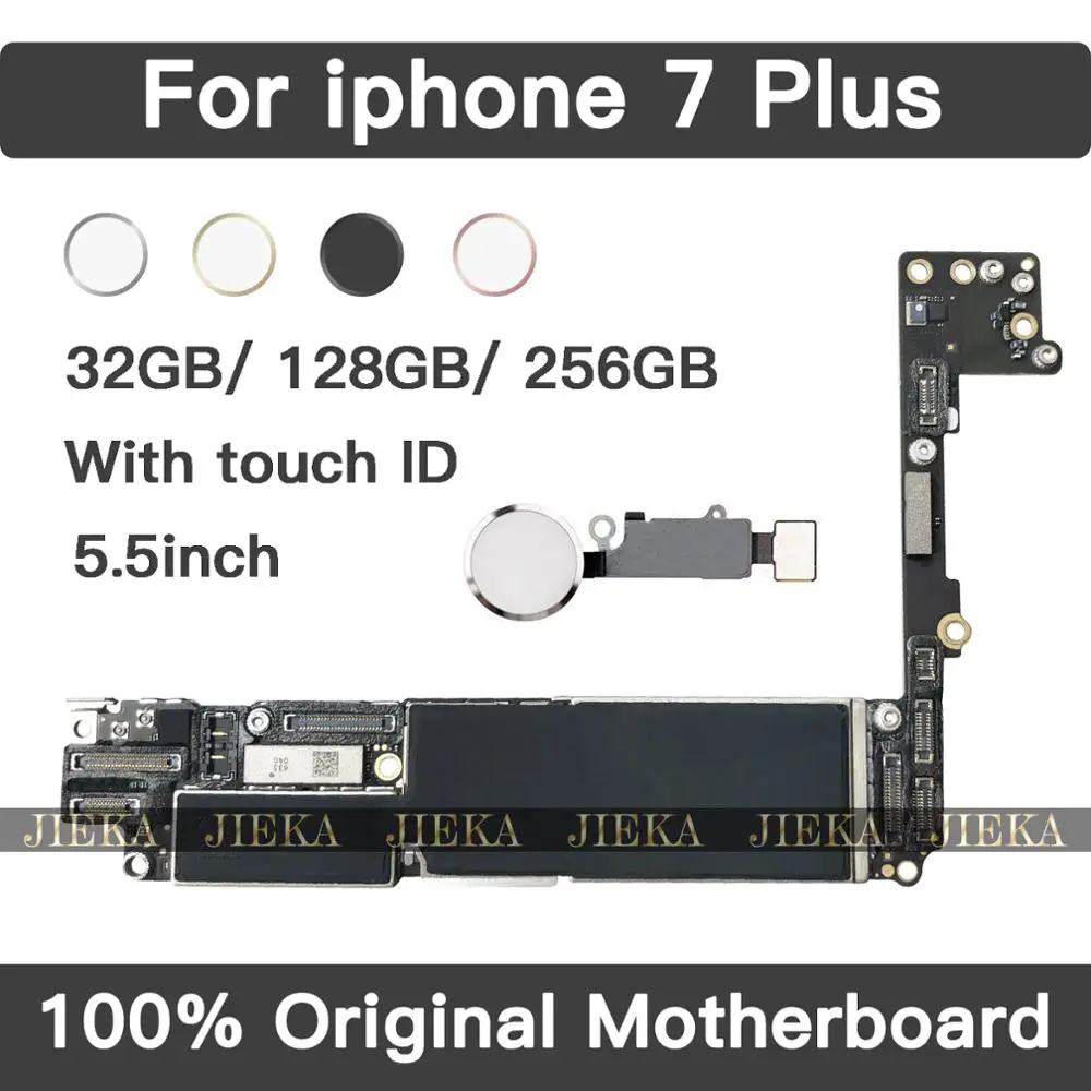 Оригинальная материнская плата с заводской разблокировкой для iPhone 7 Plus 5 дюйма Touch
