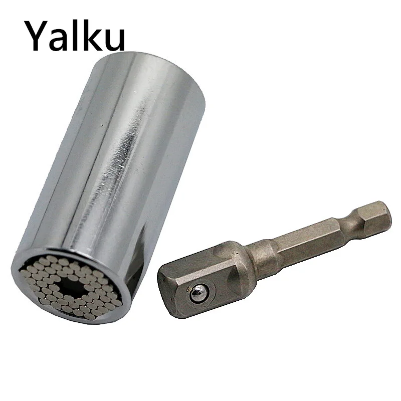 Yalku Socket Wrench Torque Wrench Universal Power Drill 7 19mm Socket