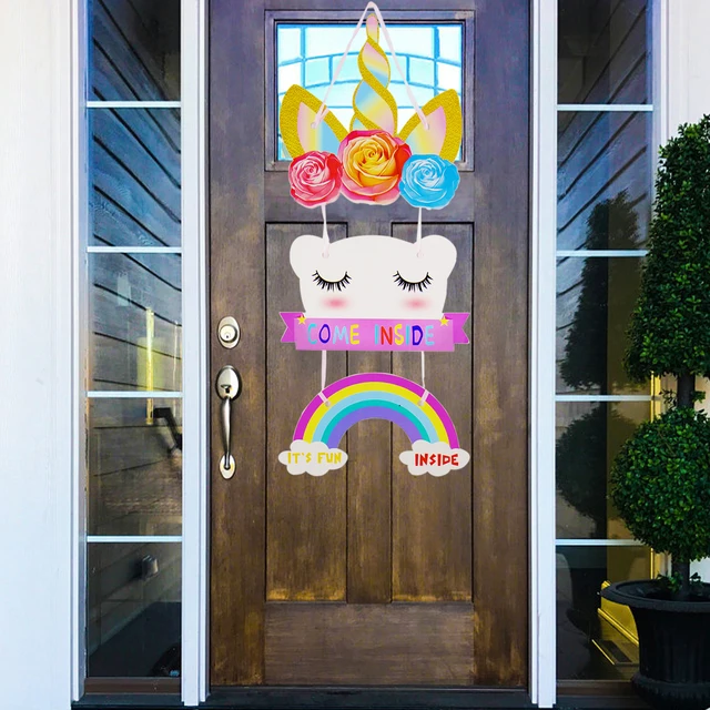 Unicorn party hanging decorations