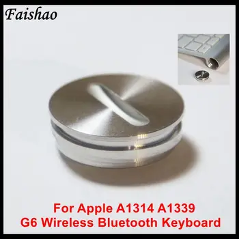 

50pcs/lot G6 Battery Cover Cap Lid Screw for Apple Wireless Bluetooth Keyboard A1314 Trackpad A1339 Replacement
