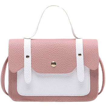 

Women'S Handbag Mini Bag Ladies Strap Female Fashion Contrast Color Shoulder Messenger Bag Handbag