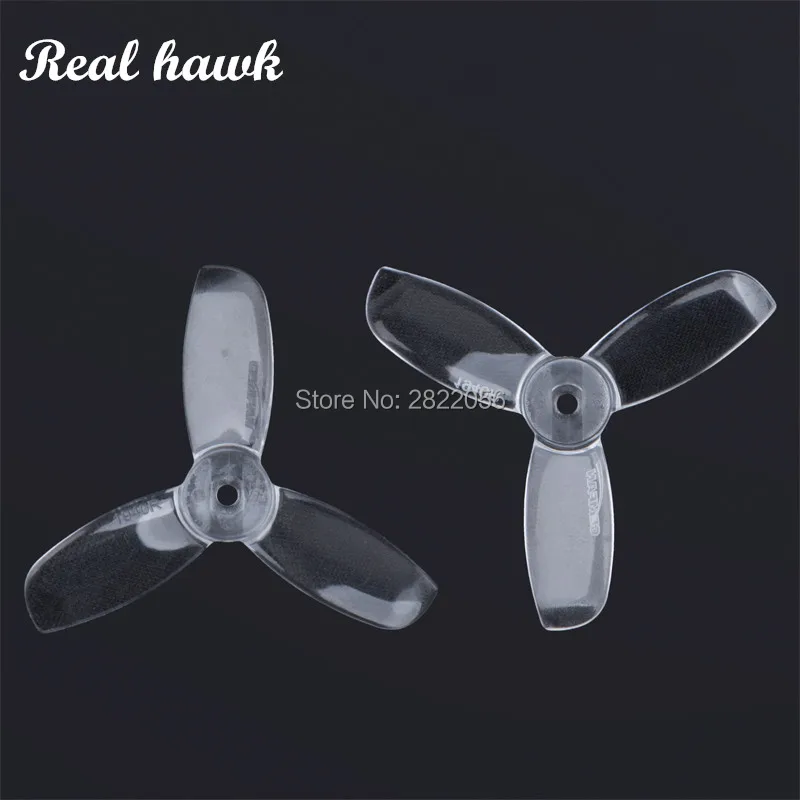 

3 holes Gemfan 1940 1.9x4.0 FPV PC 3 propeller Prop Blade CW CCW shaft through the machine more special motor 1104-1105