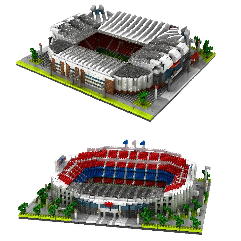 Pzx Mini Blocks Architecture Building Toy Football Stadium -2082
