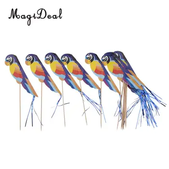 

100pcs Foil Parrot Fruit Sticks Cocktail Picks Party Table Decoration
