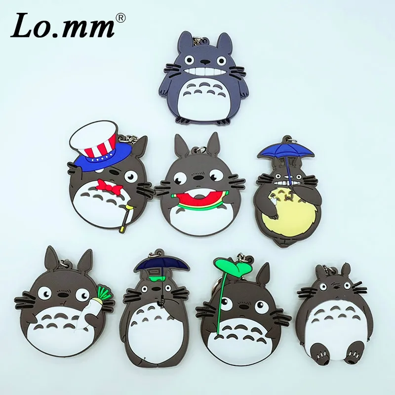 Miyazaki Hayao Totoro аниме мультфильм брелок ПВХ Косплей Животные Смешные Милые подарки