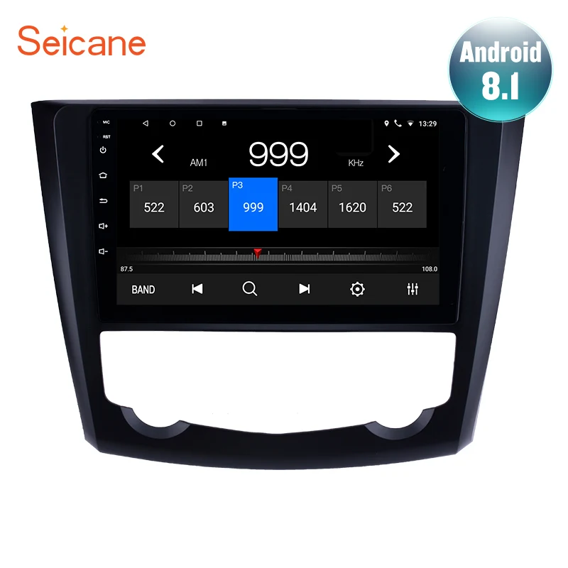 

Clearance 9"Android 8.1 HD Touchscreen Car Bluetooth Wifi Multimedia Player For 2016 2017 Renault Kadjar GPS Navigation with RDS