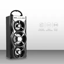 GBTIGER MS-220BT Bluetooth динамик с fm-радио AUX USB TF слот для карты портативный Bluetooth динамик с светодиодный подсветкой