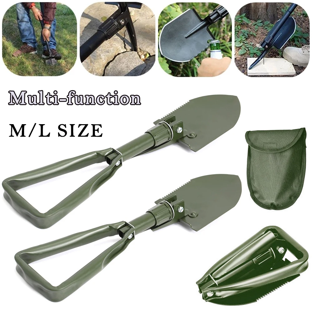

Military Shovel Tactical Folding Shovel Outdoor Camping Spade Survival Emergency Tools P20