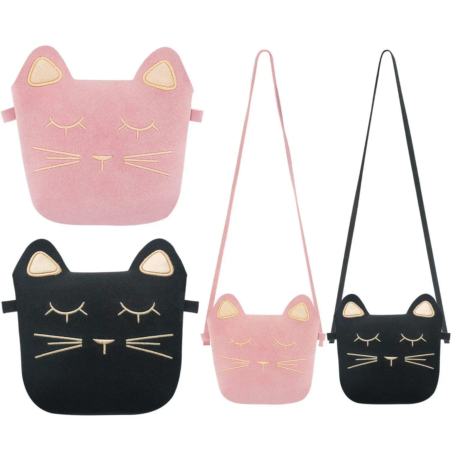 LJL Little Girls Purses Cute Cat Ears Girl Crossbody Shoulder Bag for