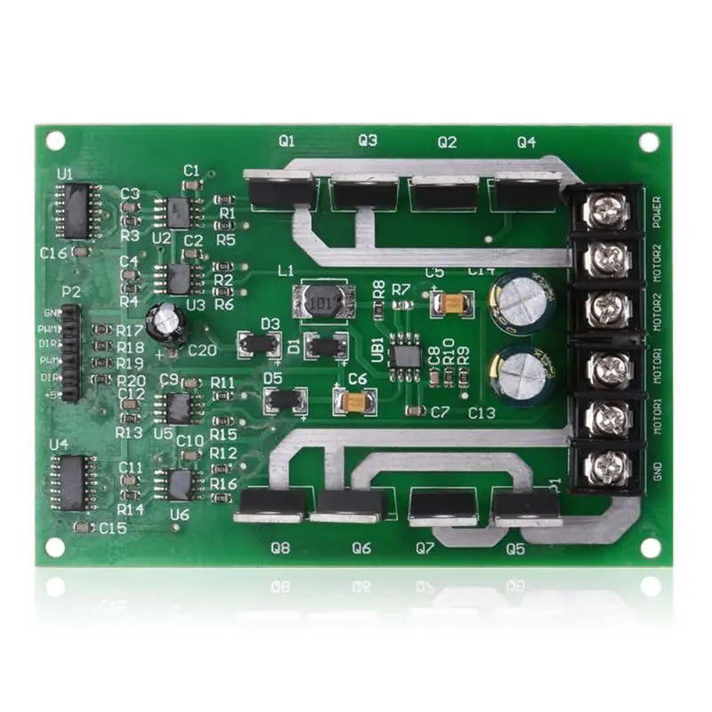 Двухмоторная плата модуля драйвера H bridge DC MOSFET IRF3205 3 36V 10A Peak30A|Драйвер двигателя| |