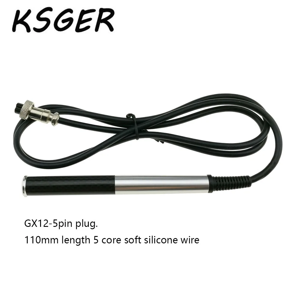 

KSGER Aluminum Alloy T12 Soldering Handle For STM32 OLED T12 Digital Temperature Soldering Station Controller Electric Soldering