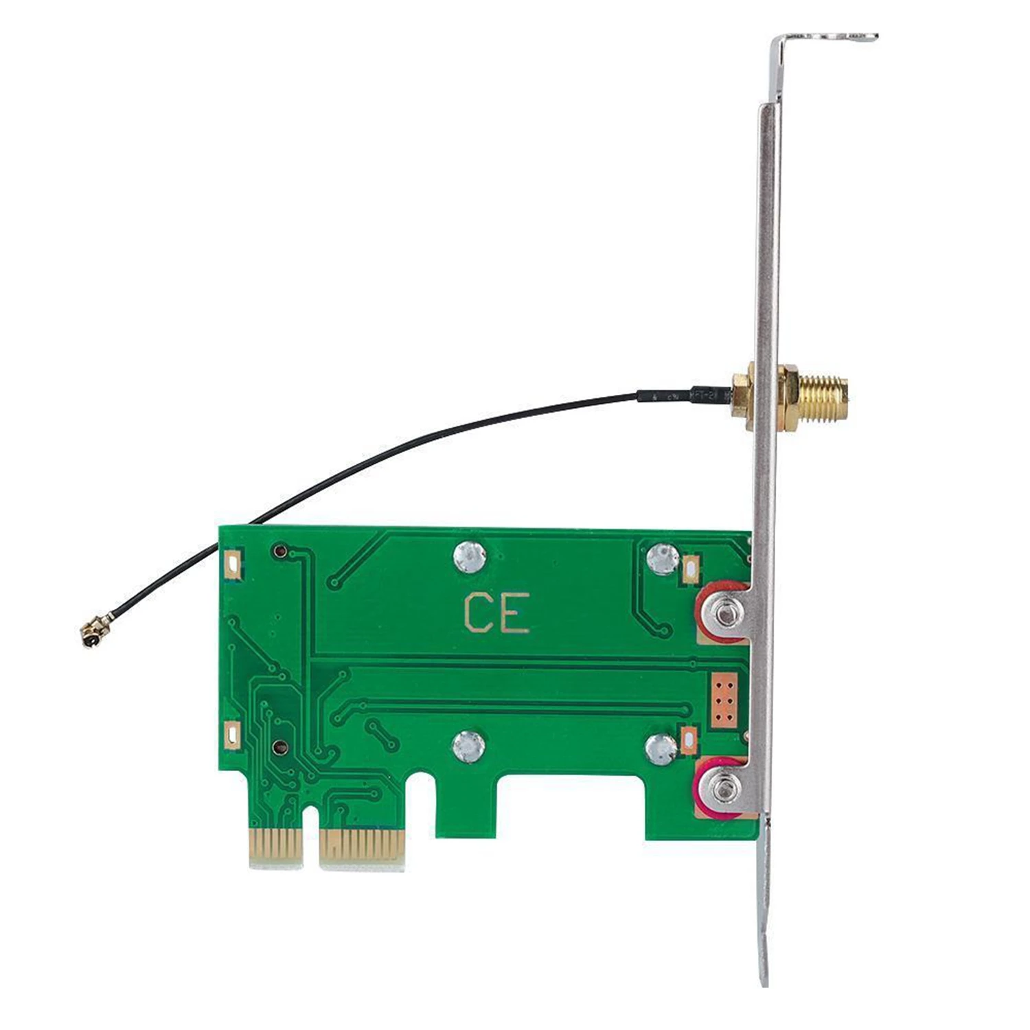Беспроводная сетевая карта Wi-Fi Mini Pci-E к адаптеру конвертор для настольных ПК Gm |