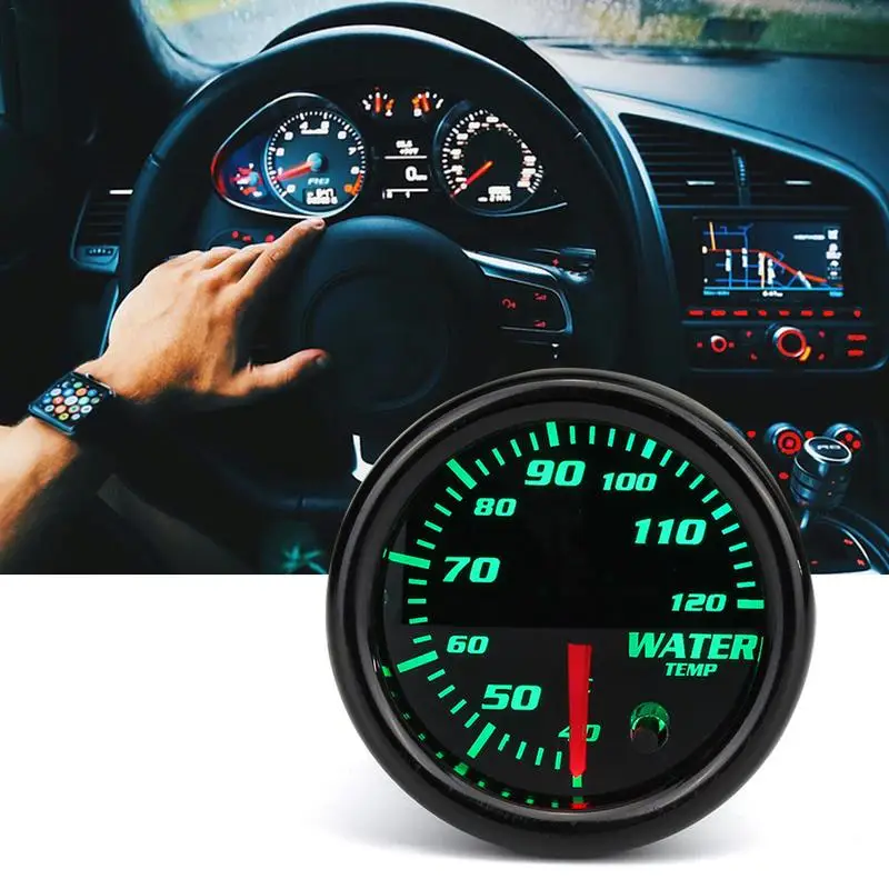 

Universal 2 Inch 52mm 7 Color LED Car Water Coolant Temperature Temp Meter Temperature Sensor Digital Temperature Gauge For Car