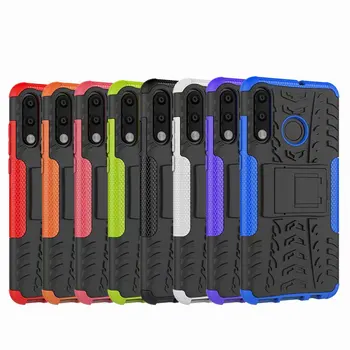 

30pcs/lot PC+TPU 2in1 Hybrid Combo Armor Rugged Stand Case For Huawei P30 Lite Pro Y6 2019 View 20 P Smart 2019