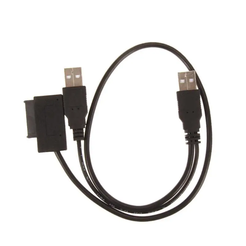 

USB 2.0 to 7+6 13Pin Slim for SATA CD/DVD Optical Drive Adapter Cable